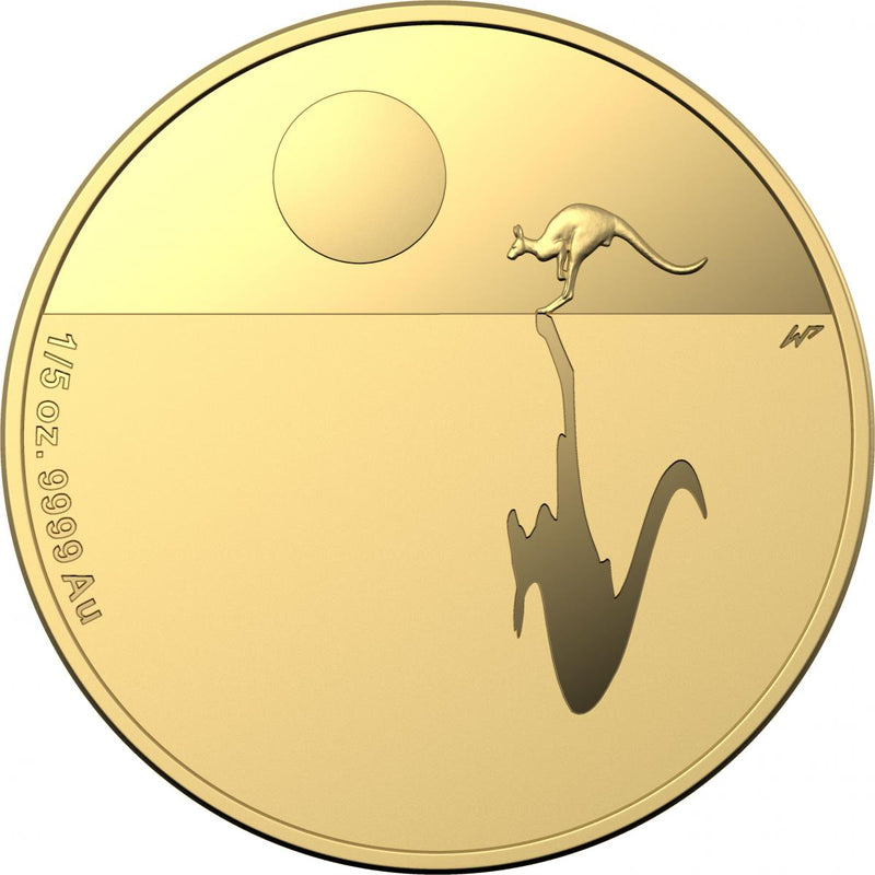 2007-2019 $25 Kangaroo At Sunset 13-Coin 1/5oz Gold Proof Set