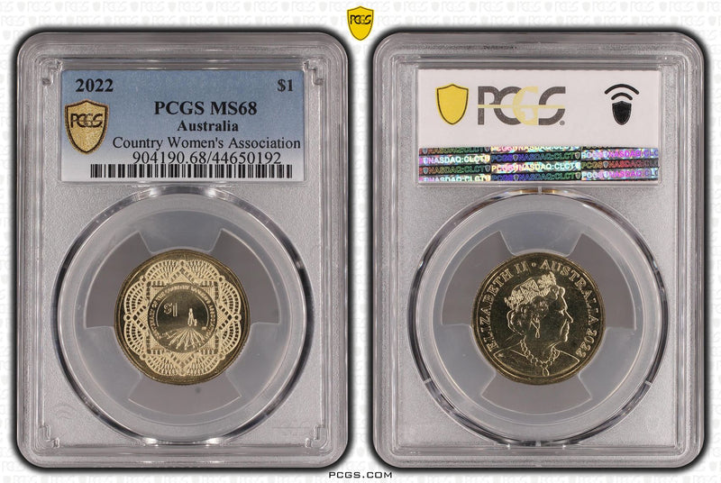 2022 $1 Country Women's Association PCGS MS68