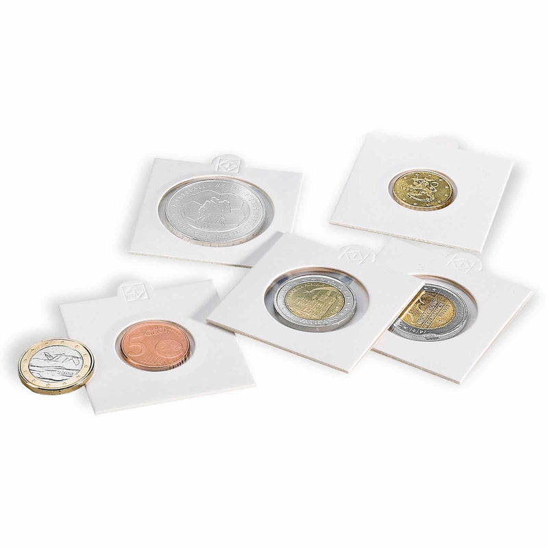 Self-Adhesive Coin Holders - 30mm - Pack of 100