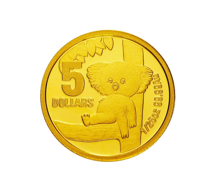 2008 $5 Little Dinkums - Kip Koala 1/25oz Gold Proof Coin
