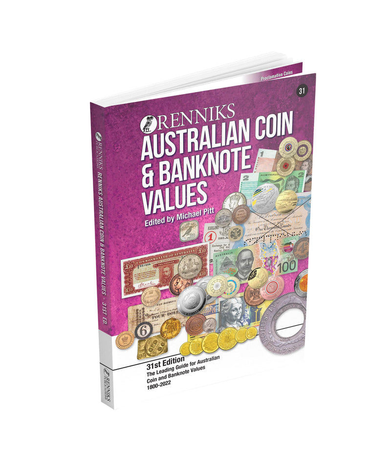 Renniks Australian Coin & Banknotes Values 31st Edition (Softcover)