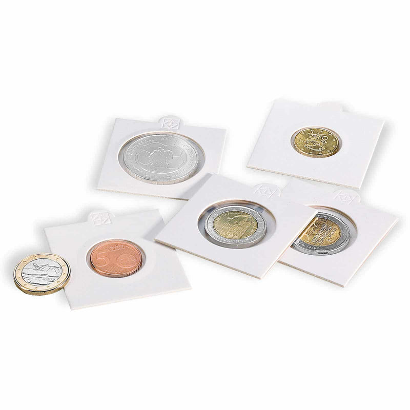 Self-Adhesive Coin Holders - 22.5mm - Pack of 100