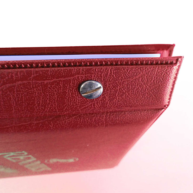 Banknote Album - Red